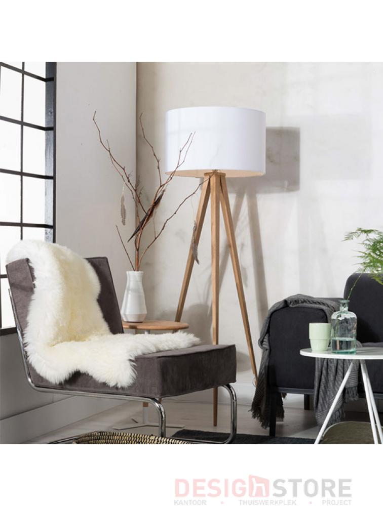 Zuiver Tripod Wood Floor lamp